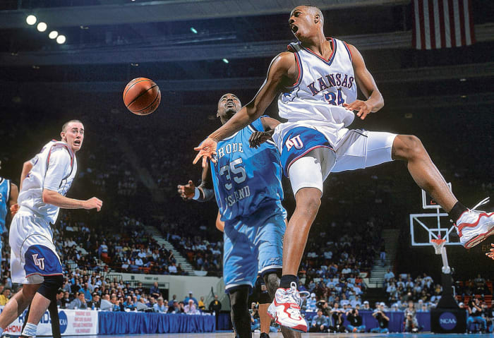 Pierce is the fifth-leading scorer in Jaykawks history.